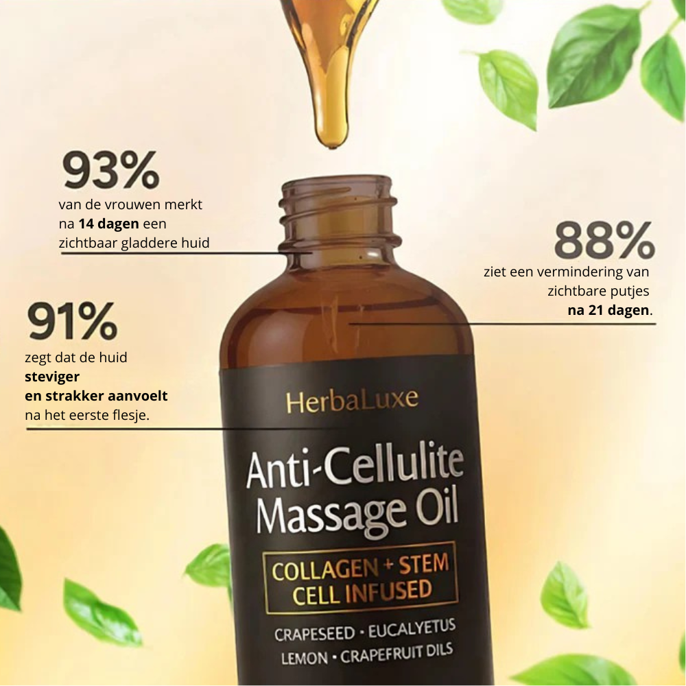 HerbaLuxe Anti-Cellulite Massage Oil