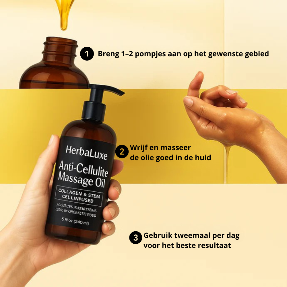 HerbaLuxe Anti-Cellulite Massage Oil