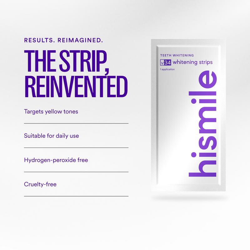 V34 Colour-Correct Whitening Strips