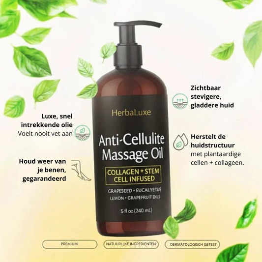 HerbaLuxe Anti-Cellulite Massage Oil