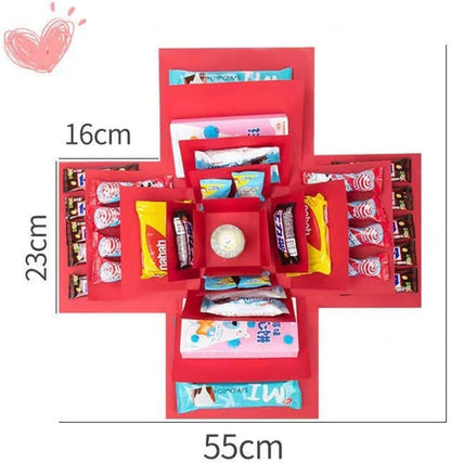 Explosie cadeaubox Vol verassingen 1+1 Gratis