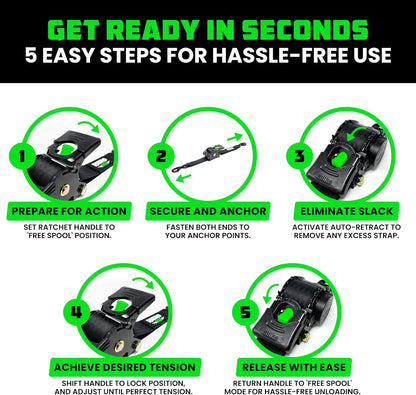 AutoRetract | Ratchet Straps