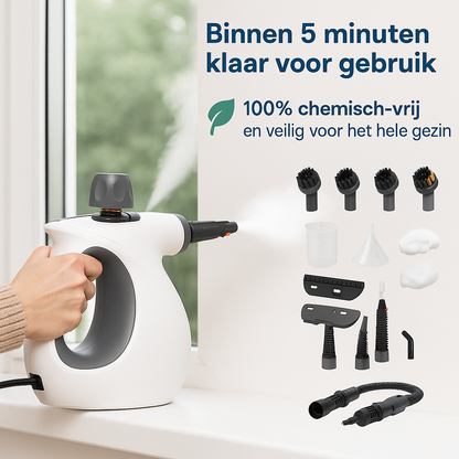 Equivera CleanEase | Multifunctionele Stoomreiniger