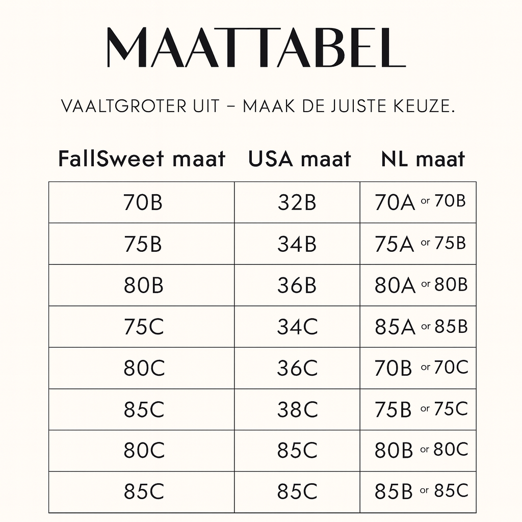 FallSweet | Push Up Bra