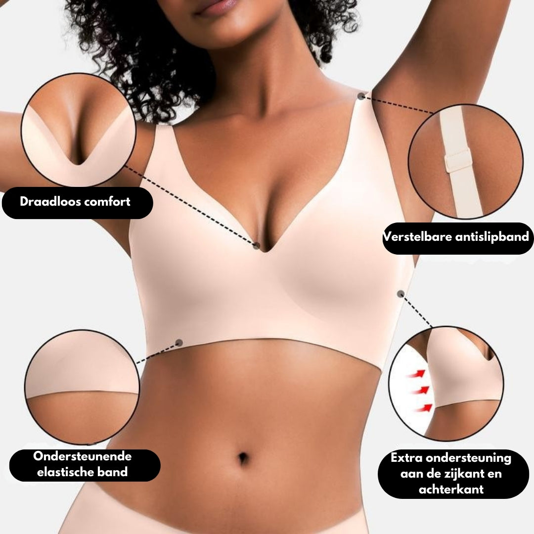 OEAK Deep-V Bra | Jelly Technology