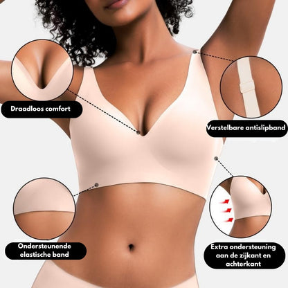 OEAK Deep-V Bra | Jelly Technology